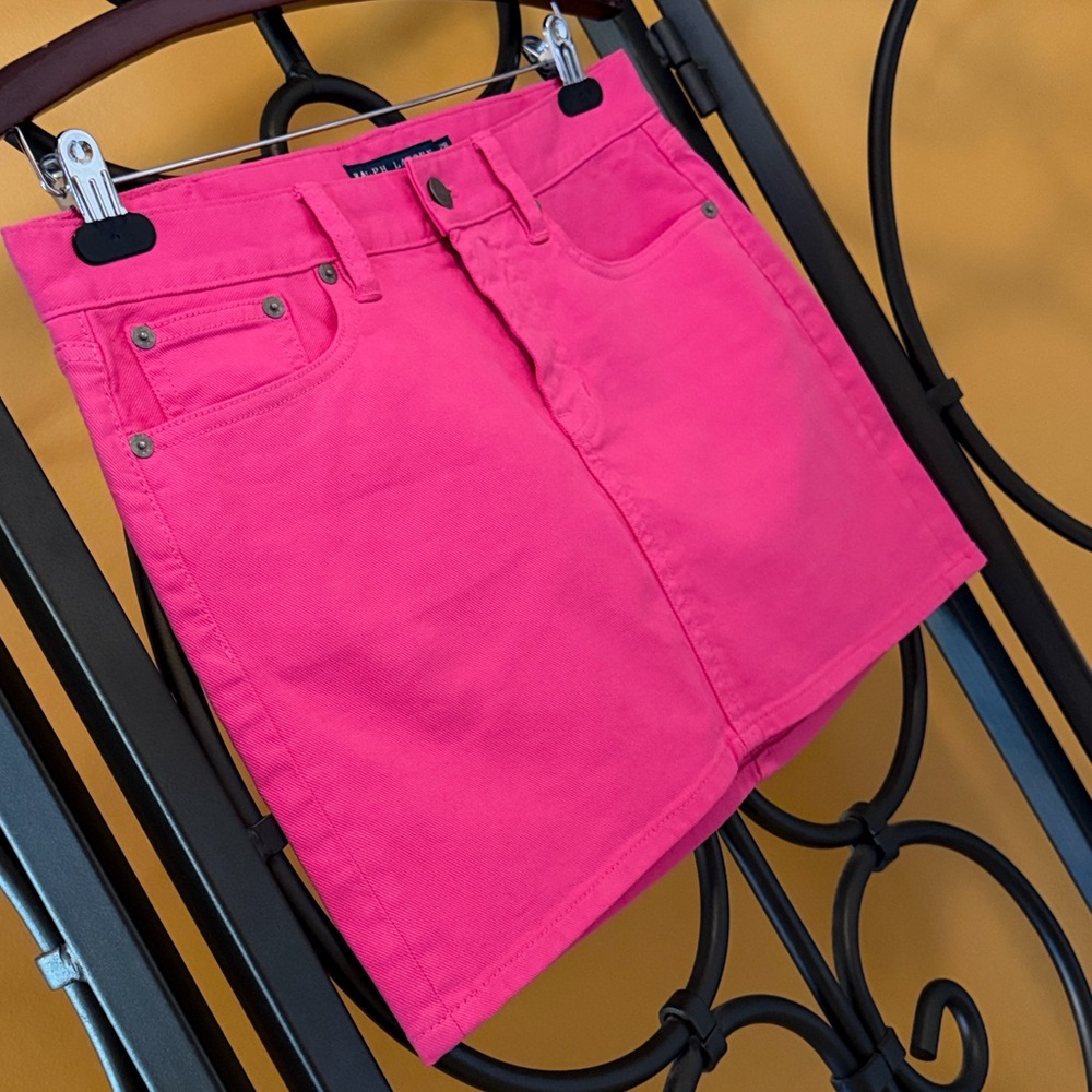 RALPH LAUREN Blue Label Collection Denim Mini Skirt - Picture 4 of 10